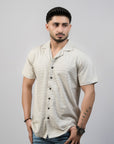 Micro Dot Jacquard Relax Shirt