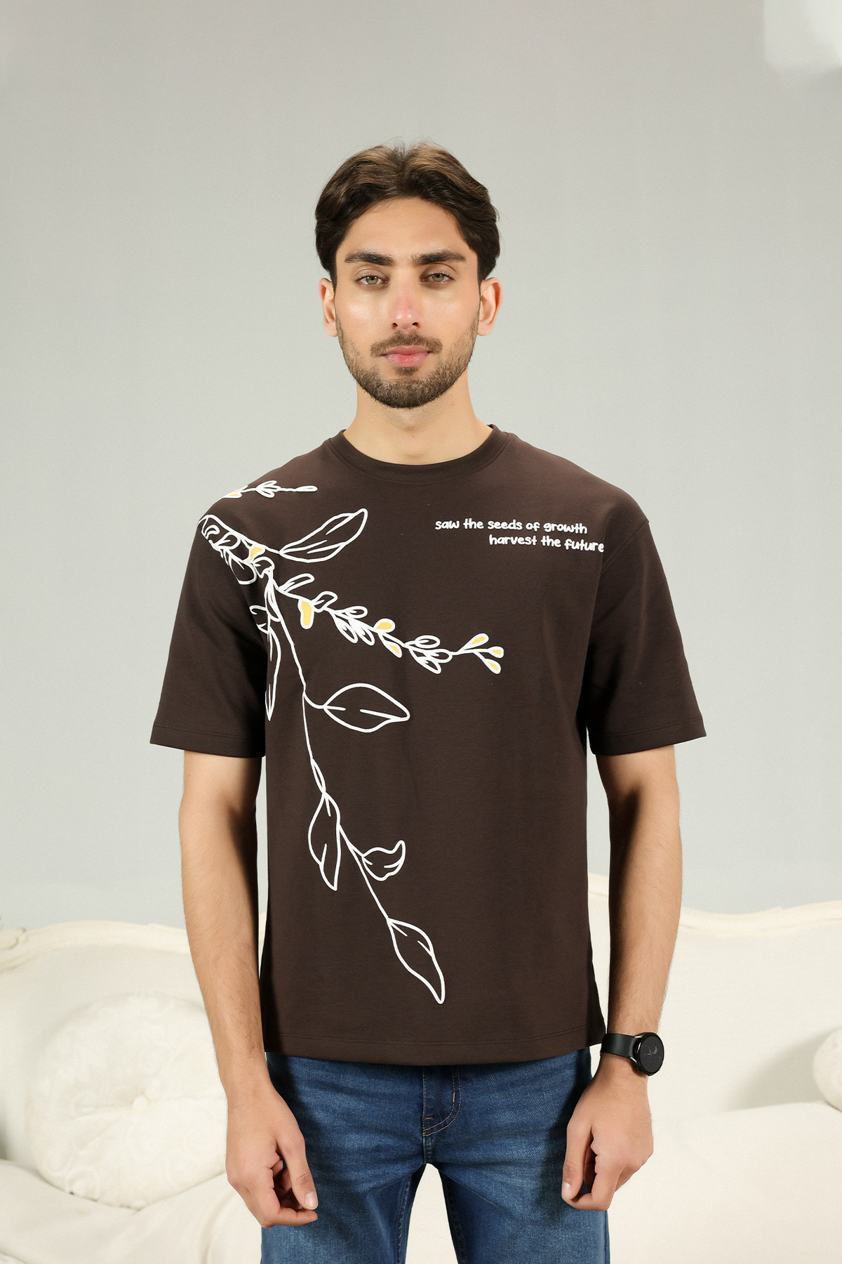 Botanical Choclate Tee
