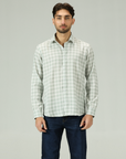 Refined Pastel Check Shirt