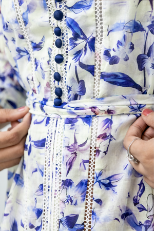 Celeste Blue Garden Dress