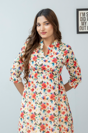 Meadow Bloom Midi Dress