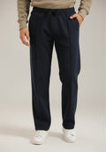 CLASSIC NAVY STRAIGHT PLEAT TROUSER