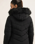 WOMEN OFF BLACK  PUFFER JACKET
