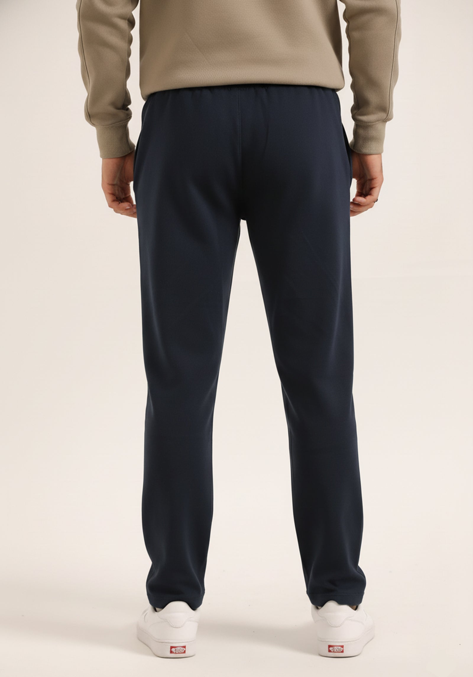 CLASSIC NAVY STRAIGHT PLEAT TROUSER