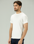 Aurelian White Rib Crew Tee