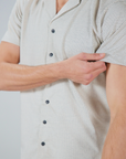 Micro Dot Jacquard Relax Shirt