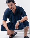 Navy Ease Knit Co-ord