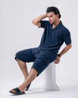 Navy Ease Knit Co-ord
