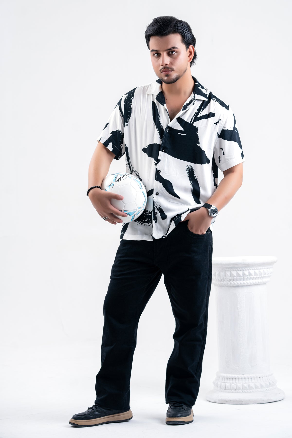 Modern Art Viscose Shirt