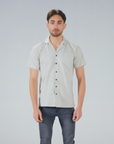 Micro Dot Jacquard Relax Shirt