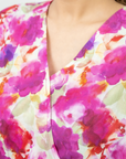 Serene Crimson Bloom Midi