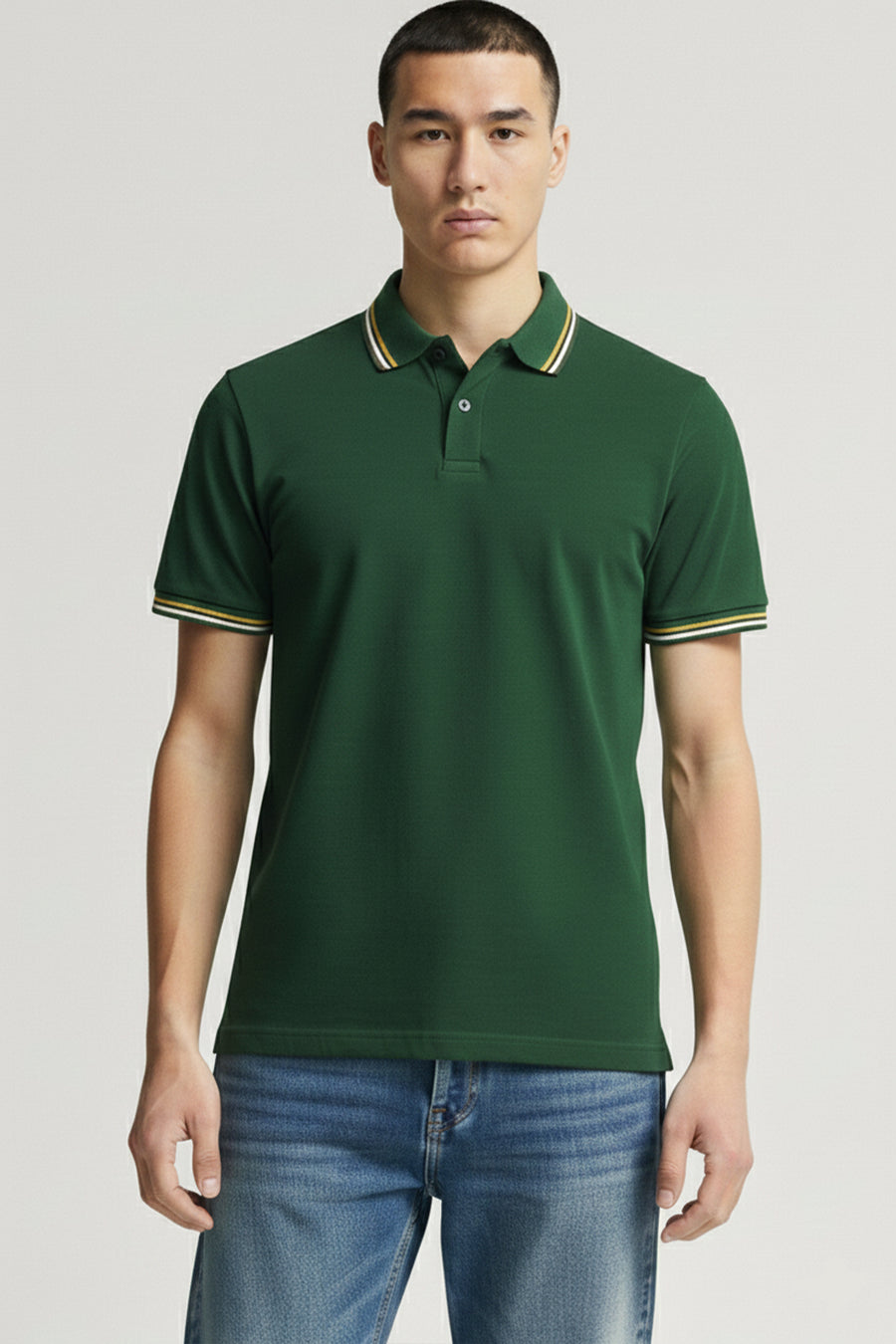 Tree Top Cotton Polo Shirt