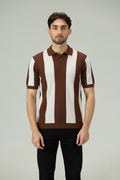 Signature Contrast Jacquard Knitted Polo