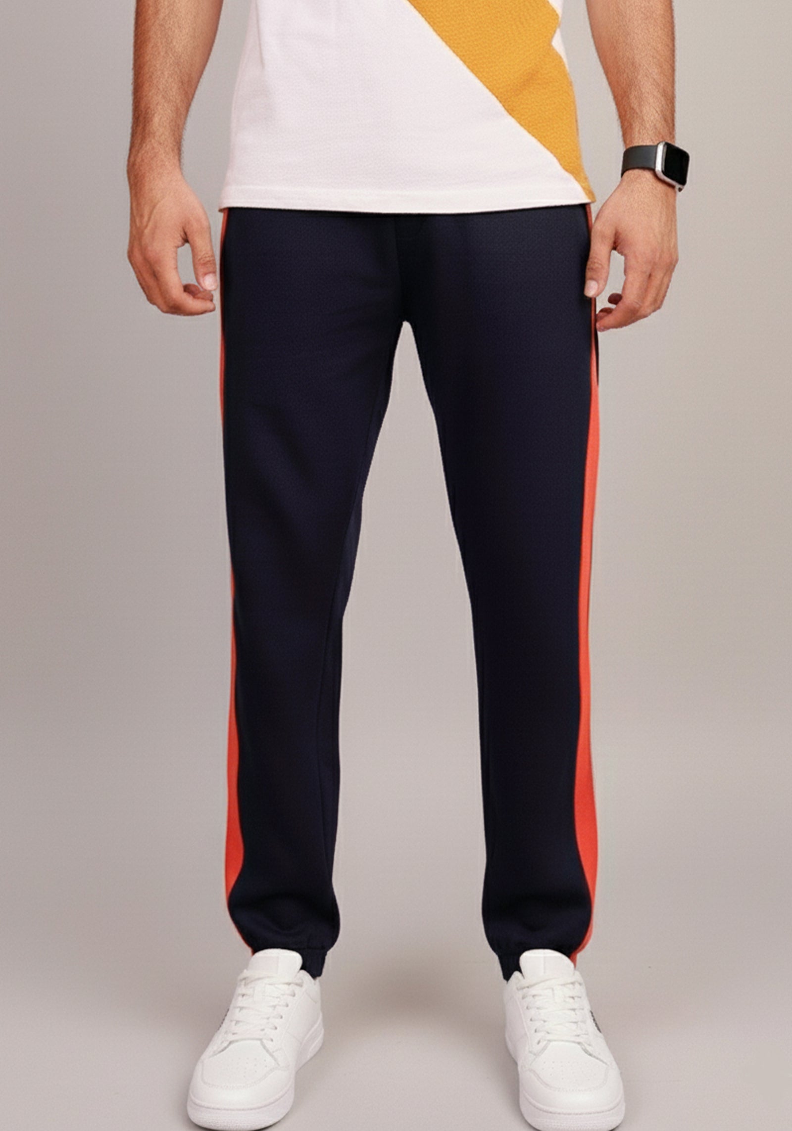 Strip Set Cotton Trouser