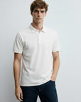 Signature Piqué White Polo