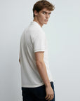 Signature Piqué White Polo