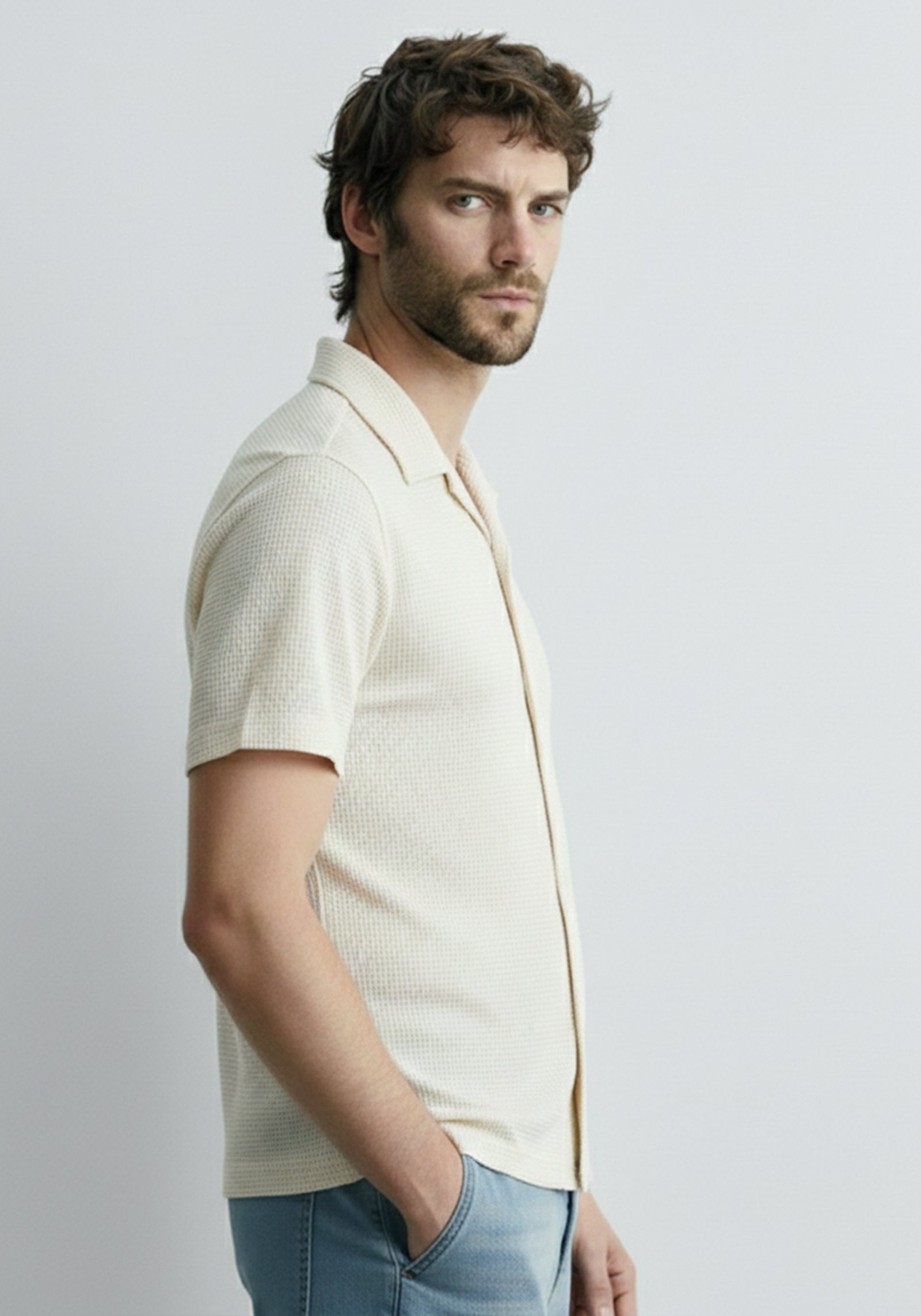 Waffle Wear - Button Down Shirt