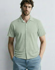 Sunday Stretch Knitted Cuban Shirt