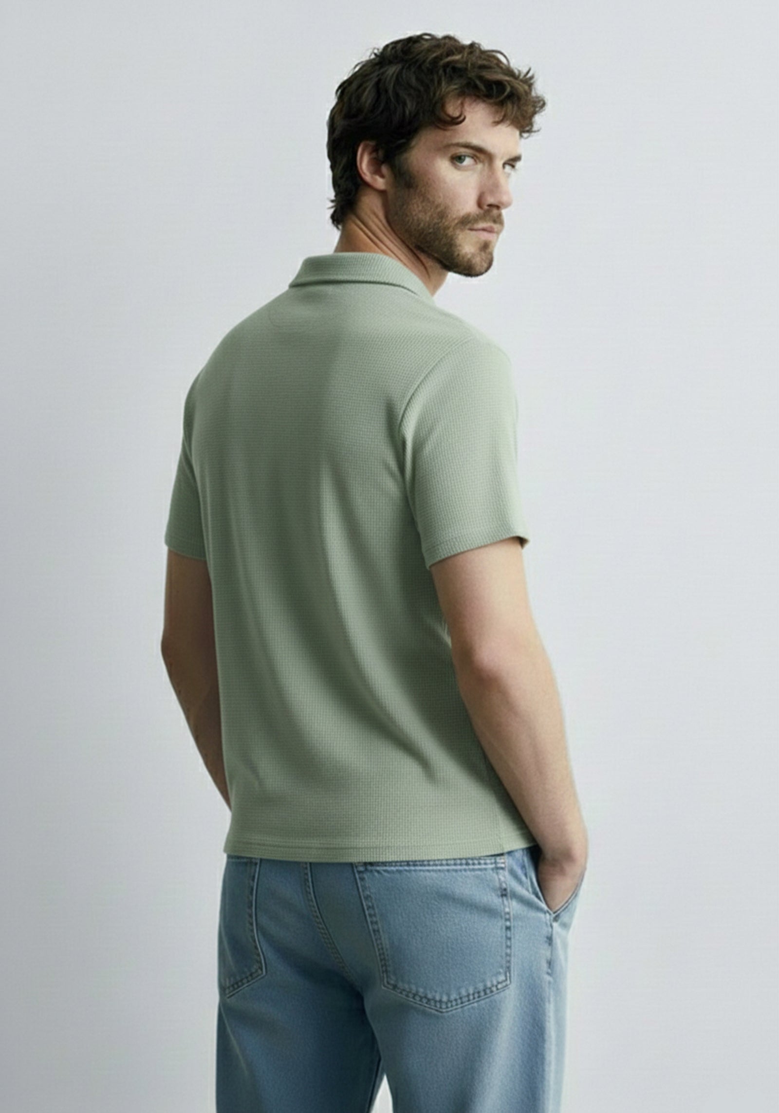 Sunday Stretch Knitted Cuban Shirt