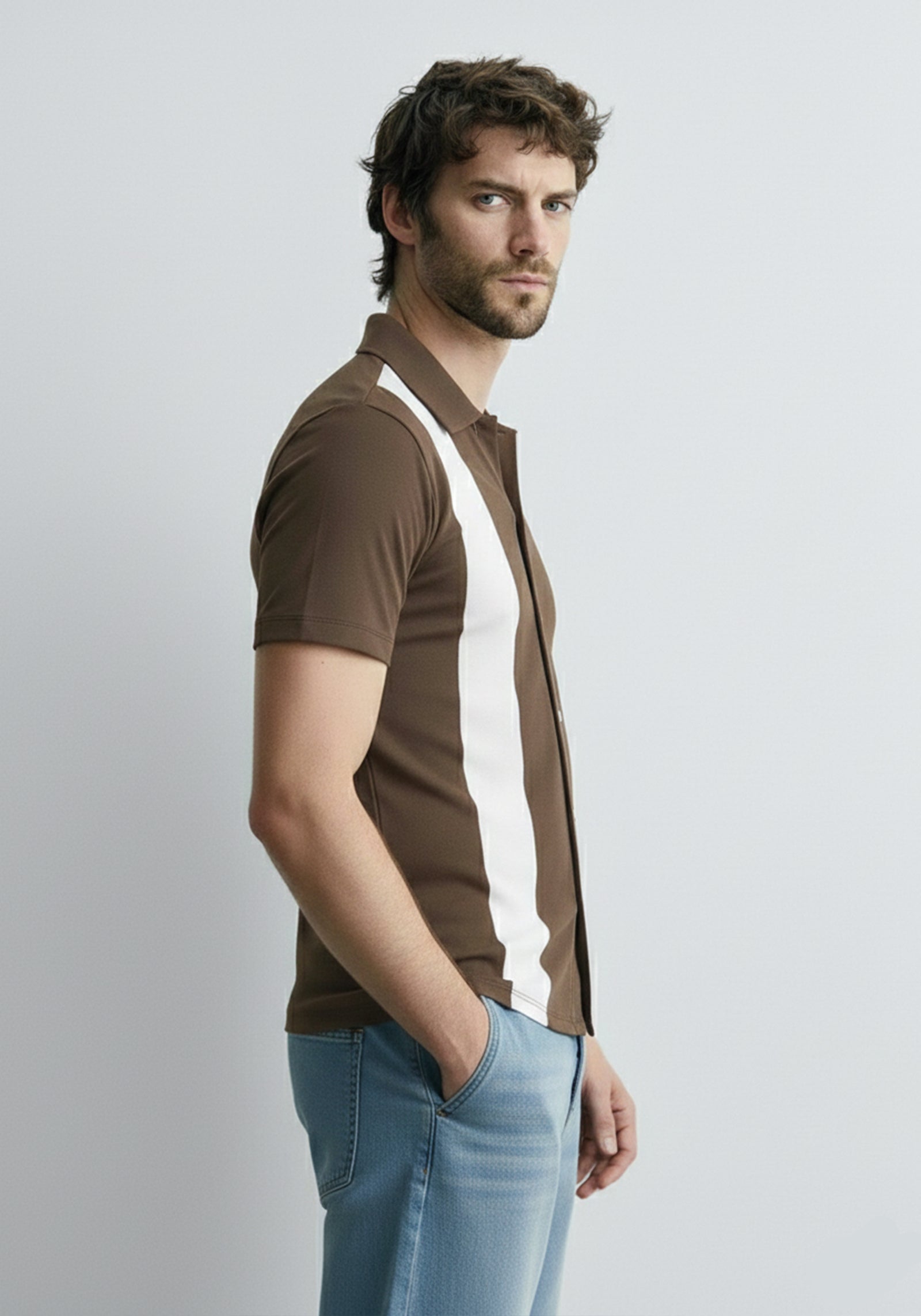 Knit Down Shirt