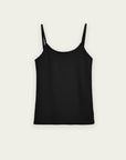 A purple tank top for women, made from a blend of cotton and spandex, displayed against a plain background.
