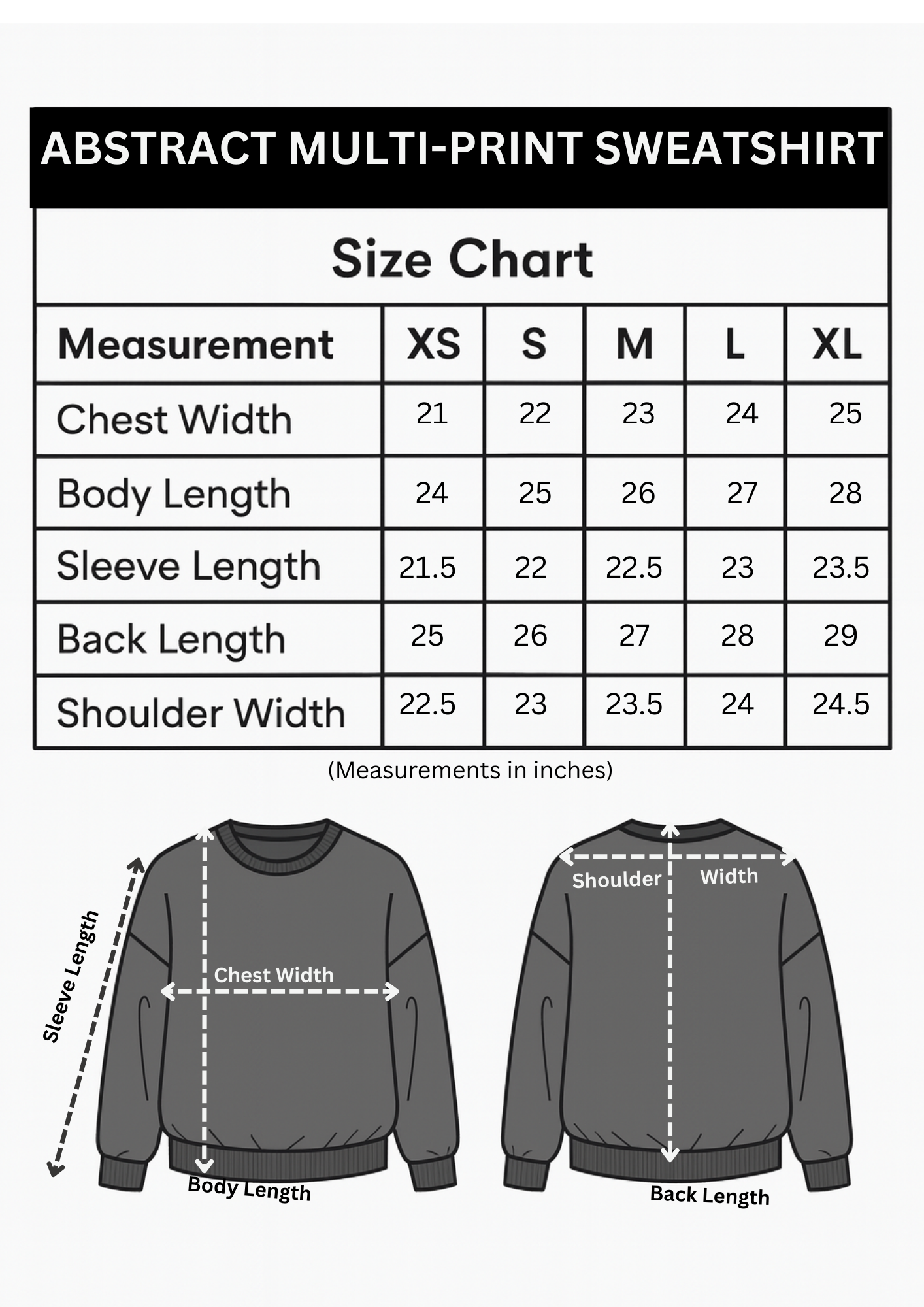 ABSTRACT MULTI-PRINT SWEATSHIRT