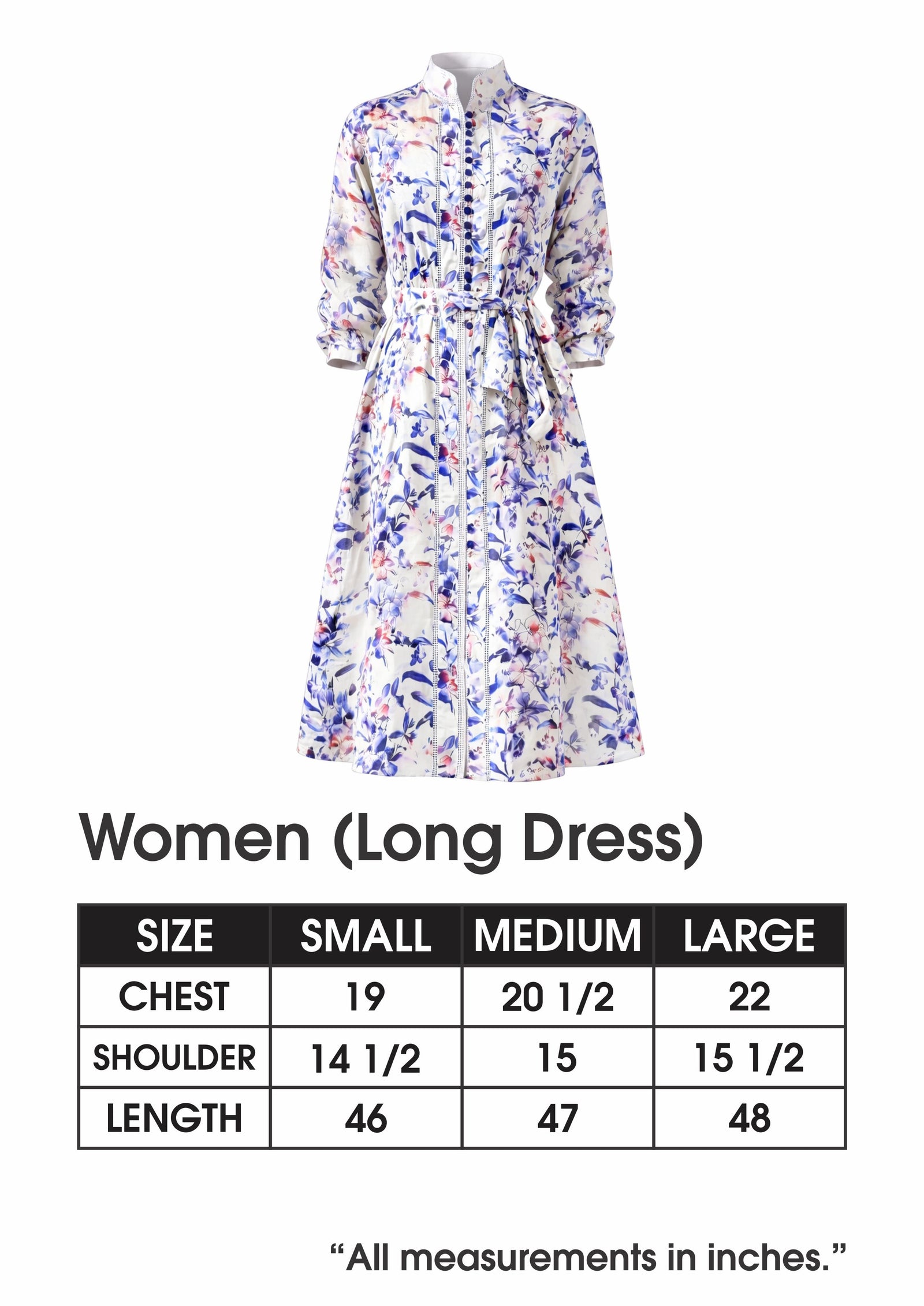 Celeste Blue Garden Dress