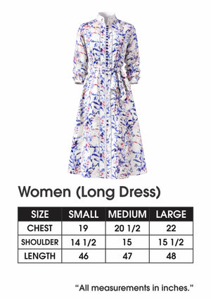 Celeste Blue Garden Dress