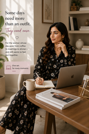 Midnight Bloom Co-Ord Set