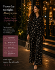 Midnight Bloom Co-Ord Set