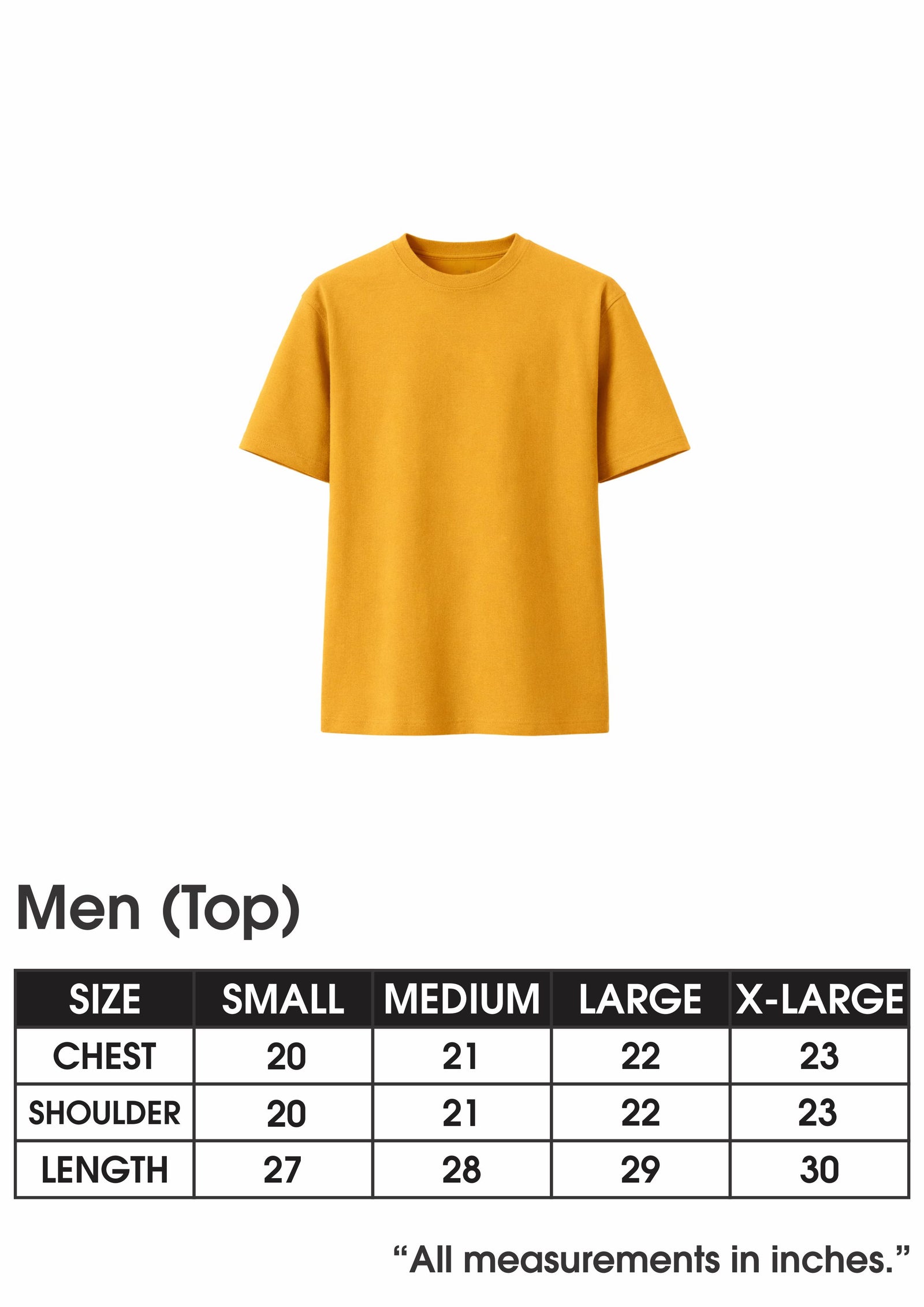 Citrine Core Rib Mustard Tee
