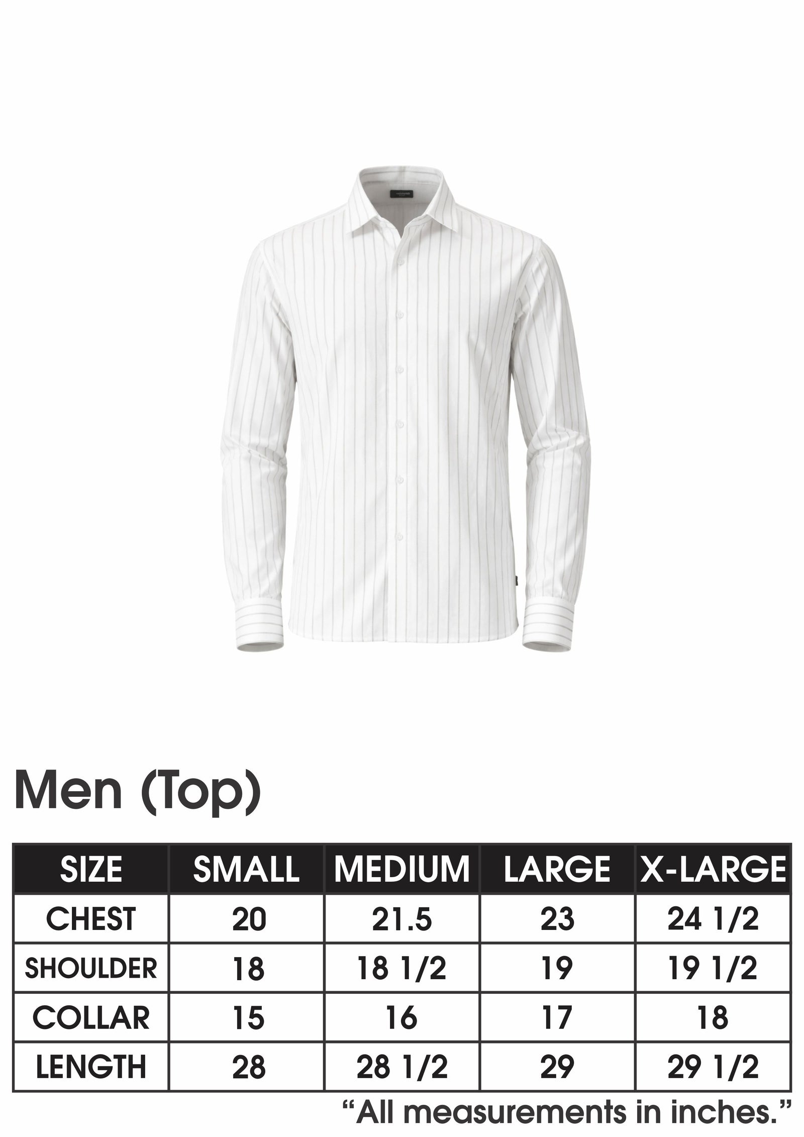 Classic White Stripe Poplin Shirt