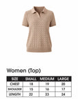 Élan Chevron Knitted Polo