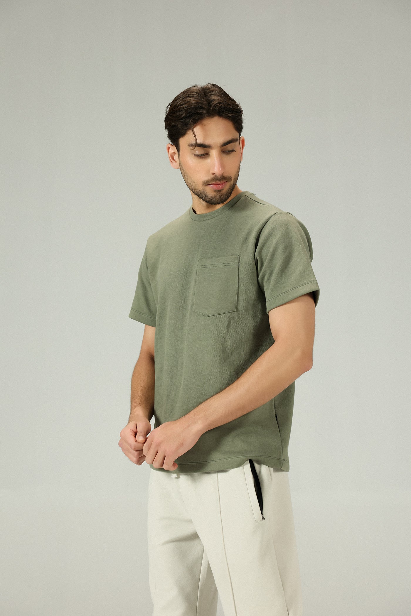 Sage Essential Crew Tee
