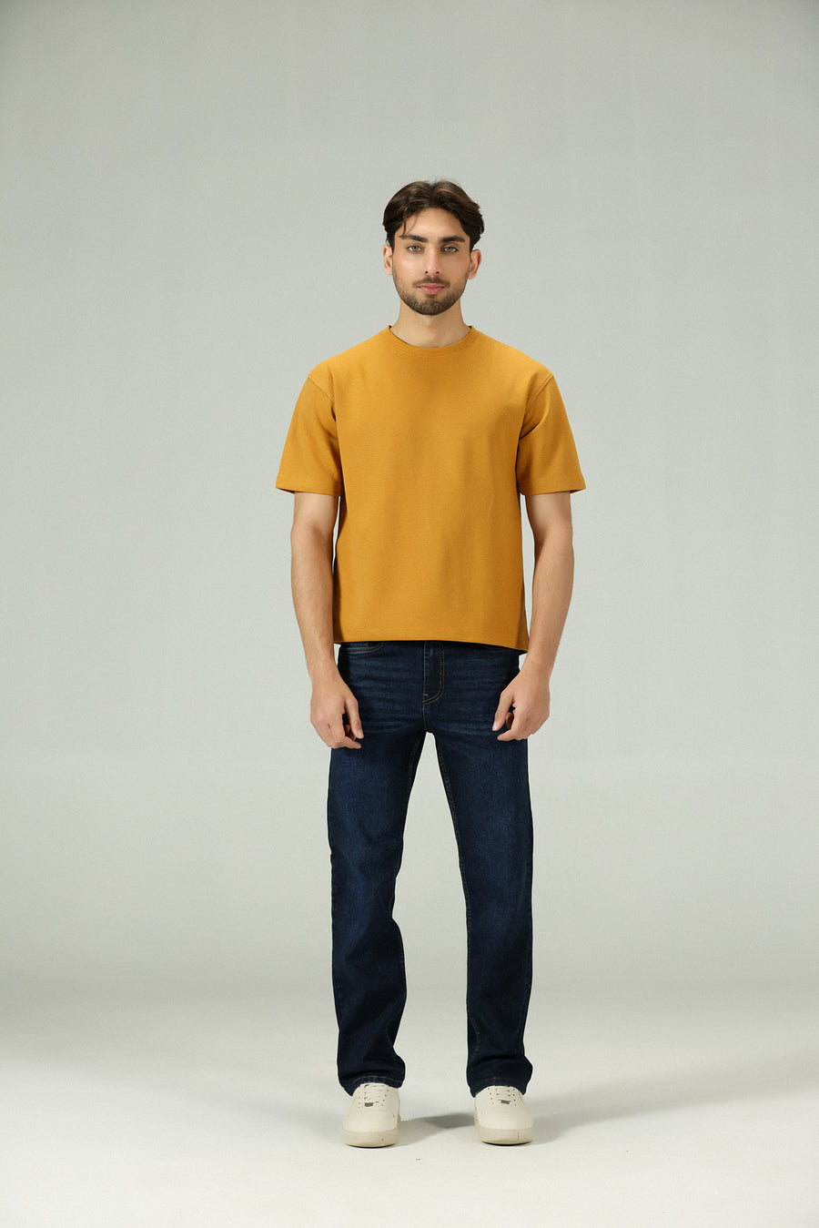 Citrine Core Rib Mustard Tee
