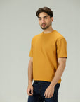 Citrine Core Rib Mustard Tee