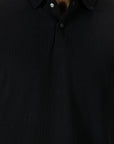 Noir Luxe Texture Polo