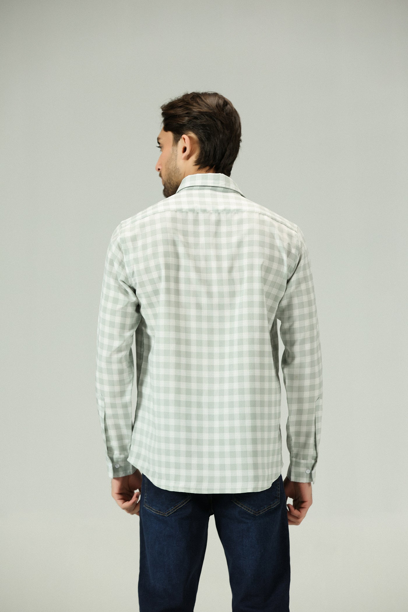 Refined Pastel Check Shirt