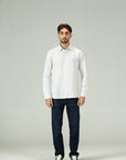 Classic White Stripe Poplin Shirt