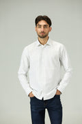 Classic White Stripe Poplin Shirt