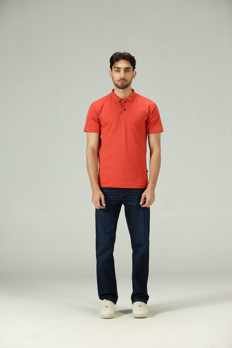 Signature Texture Rust Polo