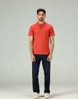 Signature Texture Rust Polo