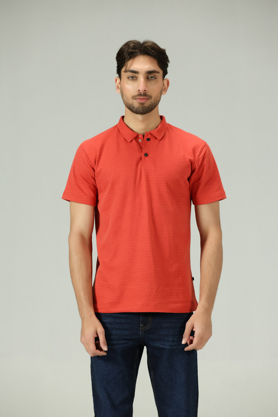 Signature Texture Rust Polo