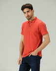Signature Texture Rust Polo
