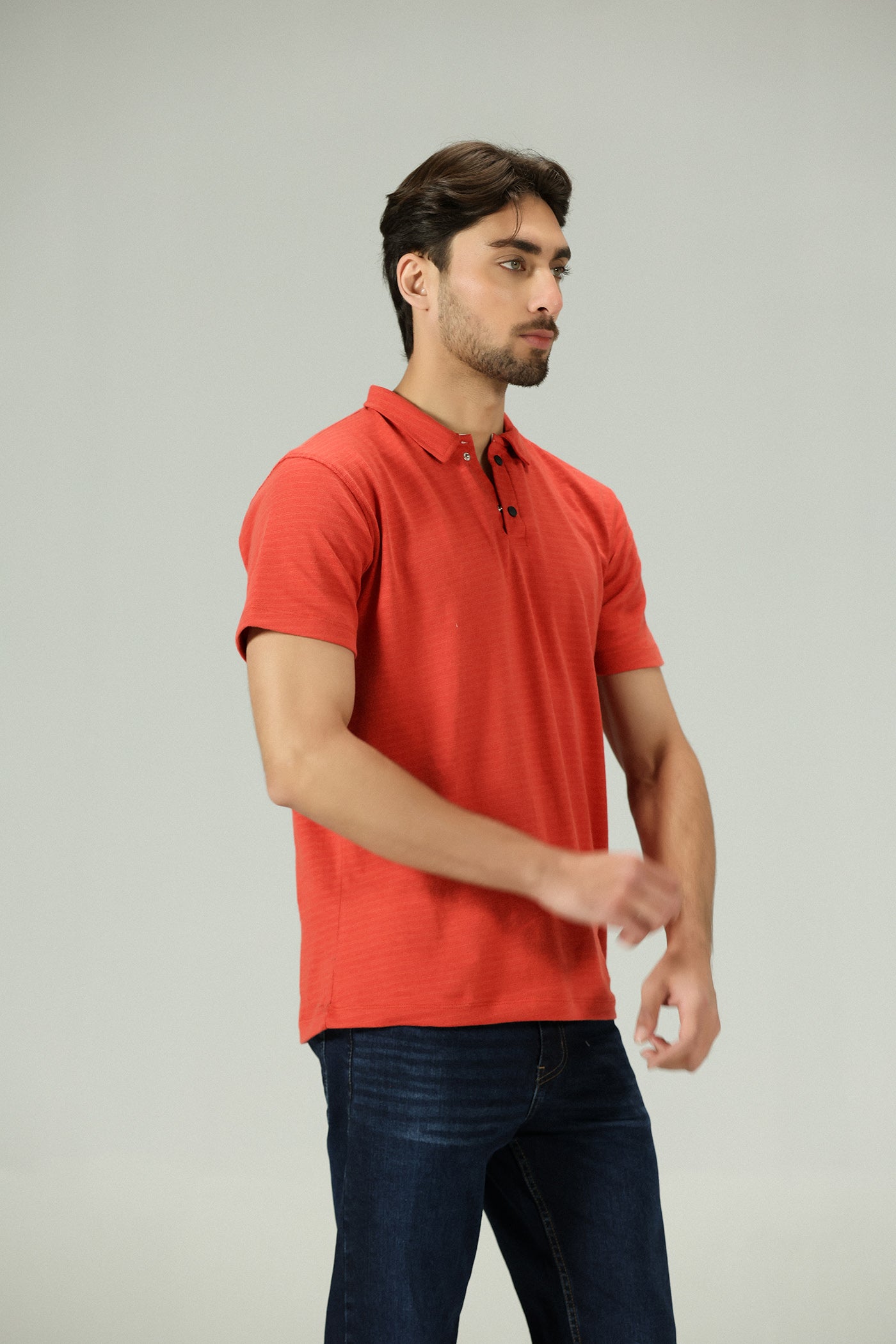 Signature Texture Rust Polo