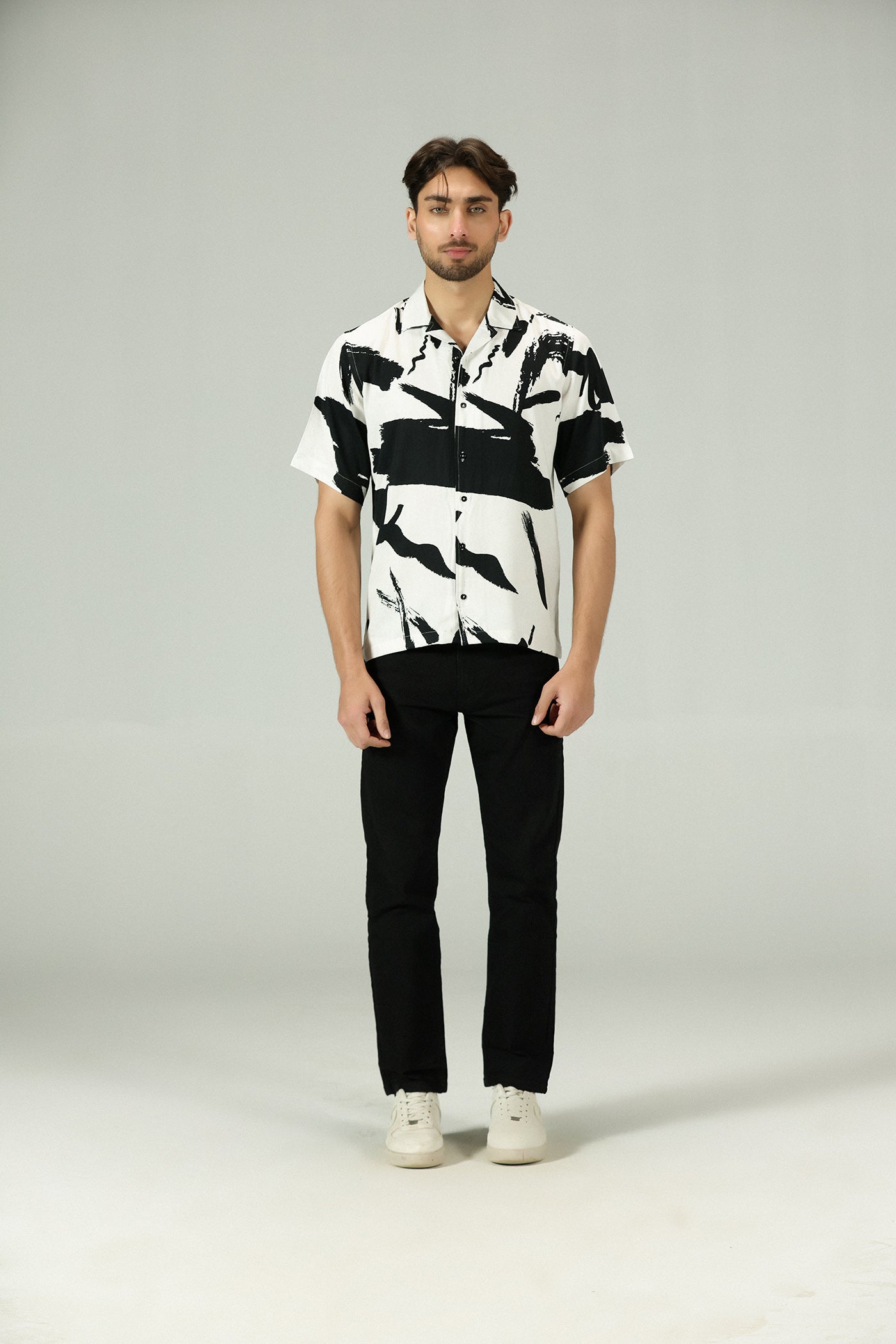 Modern Art Viscose Shirt