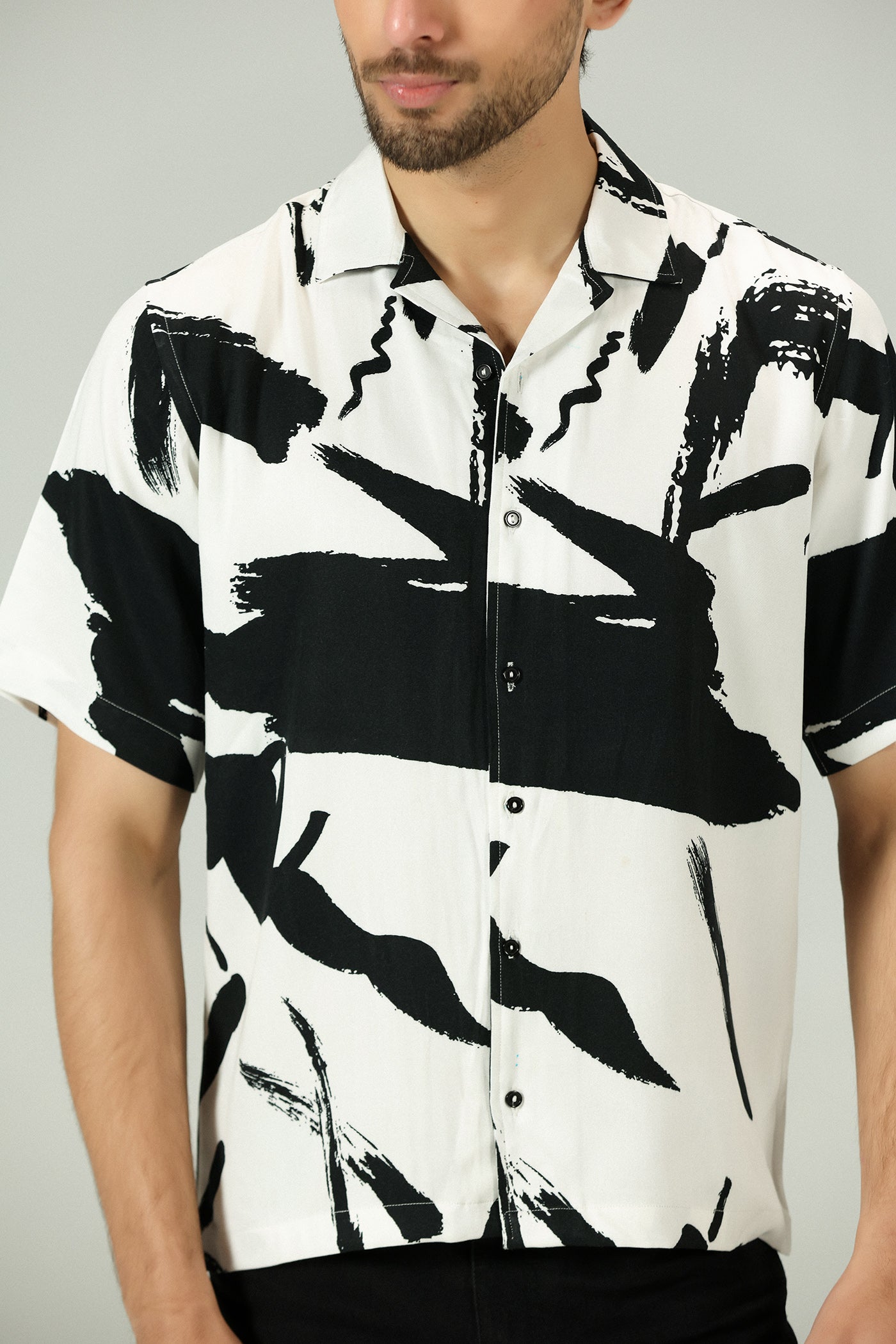 Modern Art Viscose Shirt