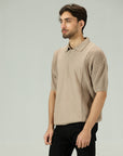 Jacquard Knitted Polo