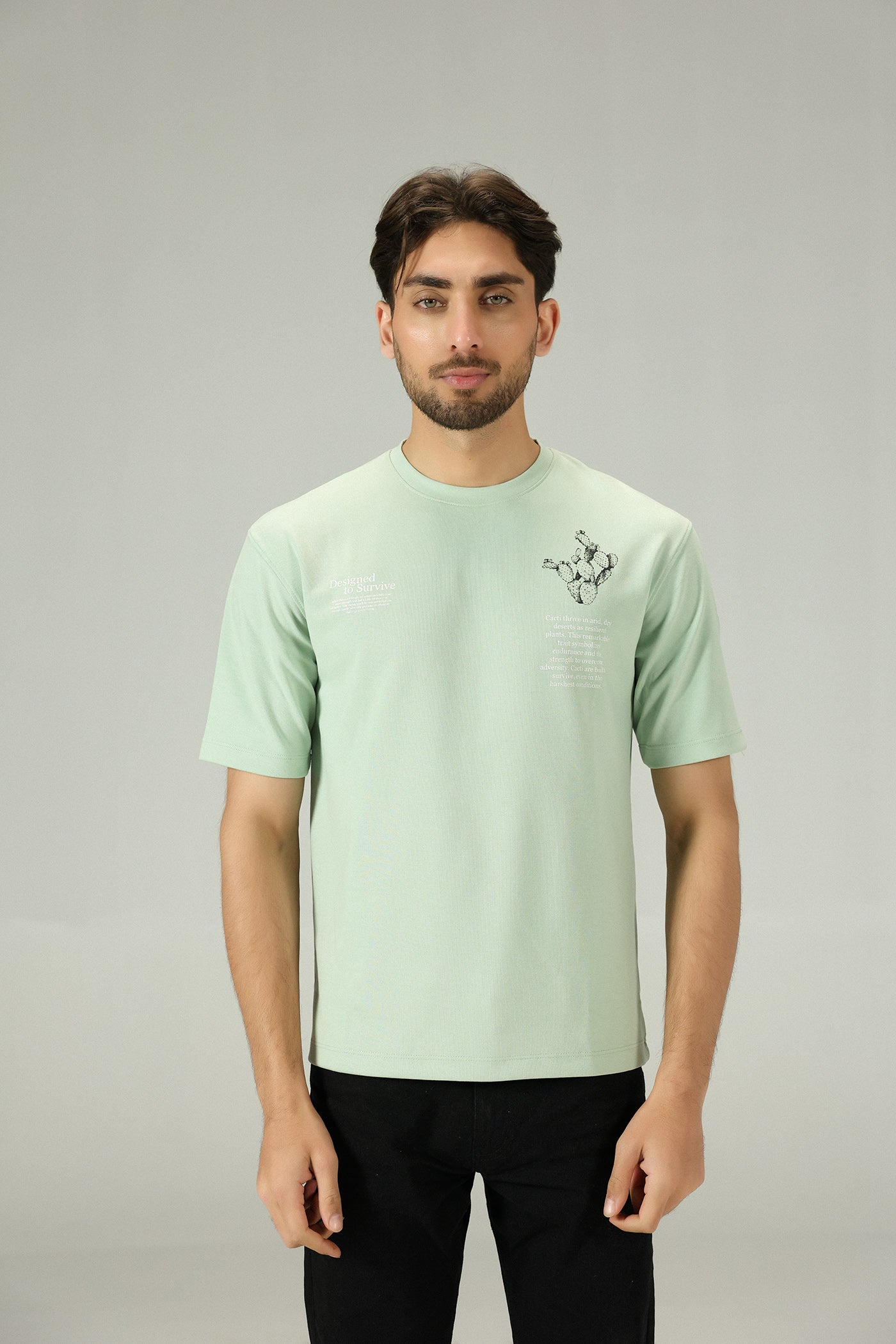 Nurture Rib Modern Mint Tee