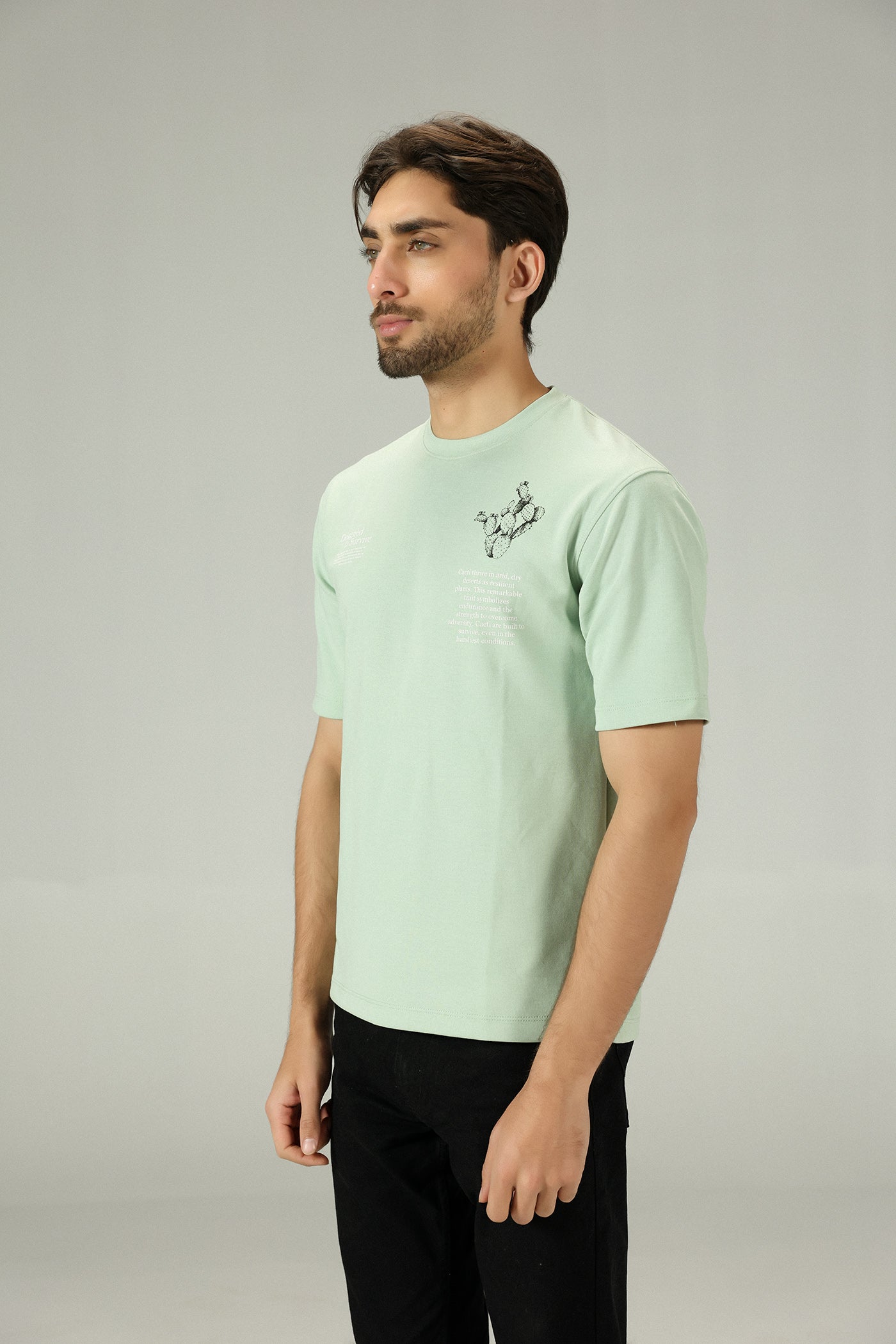 Nurture Rib Modern Mint Tee